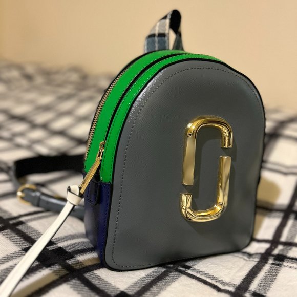 MARC JACOBS,  Packshot Backpack EUC, Cute Structured  Saffiano Leather Backpack